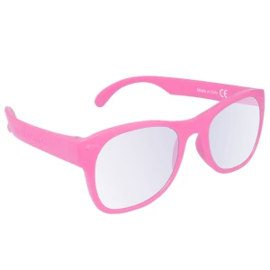 Popple Light Pink Flexible Screen Time Blue Blocker Toddler Glasses (ages 2-4) with AVN Lenses