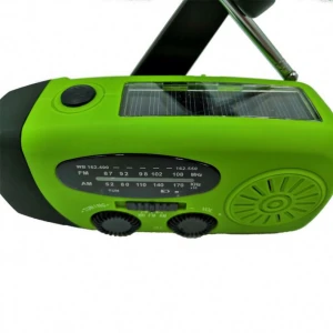 Portable No Batteries Rechargeable Lamp Fan Solar Noaasolar Emergency Multipurpose Fm Home Theater Alarm Clock Radio With Usb