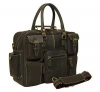 Prastara 16 inch Laptop Briefcase Travel Messenger Handmade leather bag