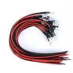 Pre Wired Bright White 3mm 5mm LED Light Lamp Bulb 20cm Prewired Emitting Diode