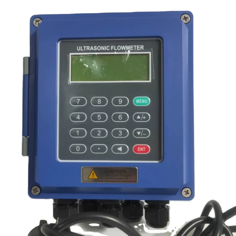 Precise digital display  ultrasonic flowmeter clamp on ultrasonic flow meter Wall-mounted