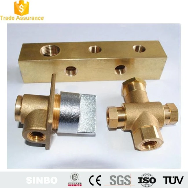 Precision brass fiber optical equipment machinery parts for communication instruments