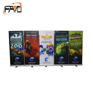 Premium customized roll up retractable banner stand