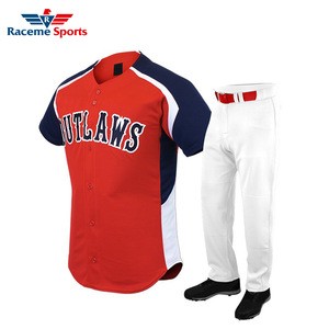 Print Your Own Baseball Uniform Design Customer Demands Good Quality Men Baseball Uniform In Reasonable Price