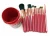 Import Private Label 12 Pcs Cosmetic Makeup Brushes set Make Up Brush Tool Kit With Cylinder from China