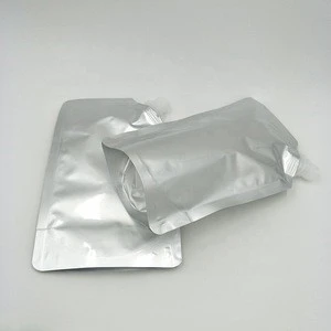 Private label foil water milk juice packaging liquid plastic bag