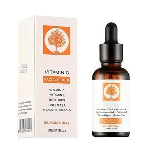 Private Label Natural Organic Moisturizing Whitening Vitamin C Face Serum Rich Hyaluronic Acid Best Skin Care