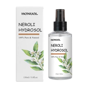 Private Label Neroli Floral Water Mist 100% Pure Neroli Hydrosol Spray for Sleep Face and Body