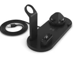 Private Tooling Multiple Function 3 in1 Charging Station for BT Earphone, Smart Watch, Phone with Wireless Charger