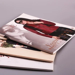 Product catologue printed perfect bound book printing in China monthly leg show magazine