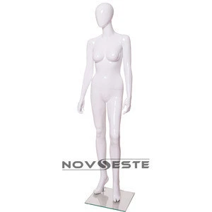 professional glossy standing female mannequin with head AMY-02EGW