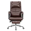 Promotional Ergoup Executive Swivel Steel Base Heavy Duty Leather Chair Living Room Jumbo Office Chairs
