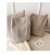 Import Promotional Large Organic Cotton Cheap Jute Fabric for Bags Customised Eco Natural Jute Shopping Bags with Printed Custom Logo from China