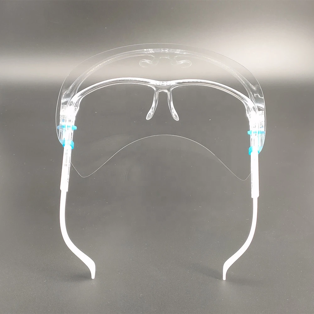 Protective Plastic Fashion Half Sunglasses Kids Children  Anti Fog Eye Clear Glass  Visor Glasses Safety Face Shield
