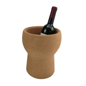 Pure Cork Ice Bucket High Quality Ice Cooler Eco-friendly Wine Ice Bucket with Good Heat Preservation