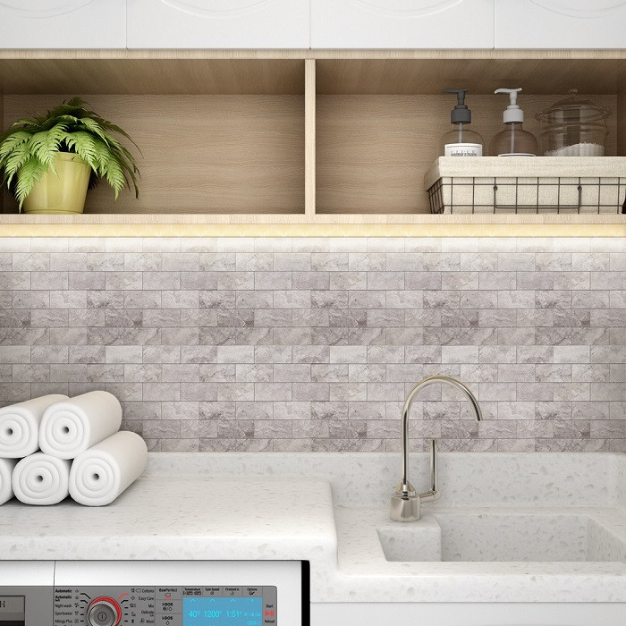 Buy Pvc Bathroom Tile Panels Peel And Stick Pvc Backsplash 3d Pvc Wall ...