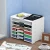 Import PVC foam board A4 File Holder Magazine Rack Brochure Desktop Organizer For Home Or Office filing rack from China