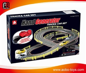 Reality rail track car toy race track