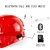 Import Rechargeable battery Fan Cooling Safety single fan helmet  Hard Hat Construction Workplace ABS Rainproof Helmet from China