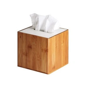 rectangular bathroom wooden weight wood facial tissue bamboo table box napkin toilet paper holder