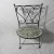 Import Recycled mosaic Metal Chair garden furniture round chair from China