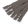 Reliable Qulity  Metal Zipper forJeans Metallic Polidhed Zipper Pull Metal Zipper Head