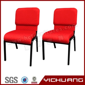 Religion theater furniture soft in padded seating, interlocking Jesus house of God chair YC-G39
