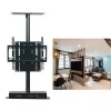 Remote control 360 degree rotating tv stand motorised swivel function tv stand