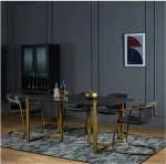 retro loft black hotel pub bistro snack bar dinner waiting chairs for office