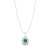 Import REYES Classic Shiny Round Cut 2.73 Carat Emerald Gemstone Pendants In 925 Sterling Silver Moissanite Charm Pendants For Women from China