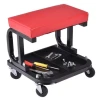 Rolling Auto Repair Working Seat Car Vehicle Repair Mechanics Roller Seats Stools Steel Customized Logo YS Car Creeper CN;ZHE