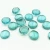 Import Round Decorative Coloured Glass Pebbles Flat Blue Glass Pebble from China