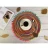 Import round placemat for dining table polyester placemat for BBQ Christmas parties from China