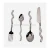 Import Round Plain Stainless Steel Little Round Bar Joined Handle Cutlery Set royal stainless steel cutlery set from India