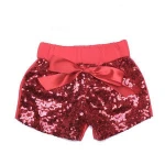 RTS summer baby girls sequin shorts boutique childrens shorts