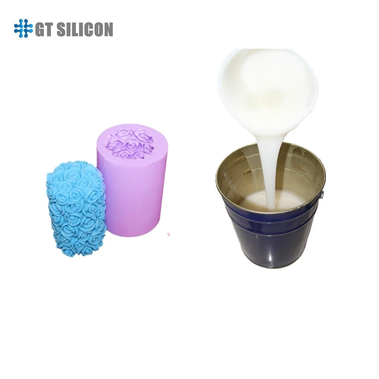 RTV liquid silicone rubber raw material to create moulds for candle molds making
