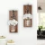 Import Rustic Mason Jar Sconces with LED Fairy Lights, Silk Hydrangea Flowers and Decorative Hooks,Wood Home Decor from China