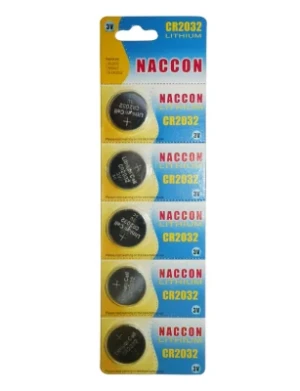Safe and Durable Lithium Battery Cr2032 3V Button Cell 2032 Circle Primary Batteries