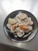 sea food and vegetables mix shrimp squid Mussel