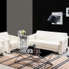 Sectional White Leather Executive Office Furniture Sofa