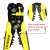 Import Self-adjusting stripping tool wire stripper cutter crimper  wire  for wire  10-24 gauge for electrician from China
