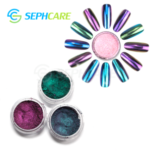 Sephcare high quality cosmetic grade color changing chameleon/cameleon pigment for nail art
