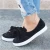 Import Sexy Wedge Heel Lady New Arrivals Pumps 2020 Fashion Pink Gray Black White Slip On Low Price Suede Casual Shoes from China