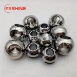 Shine customized SS304 316 valve ball for steel or brass valves
