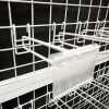 Shop metal display hooks with color powder coated for grid wall panel