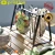 Import shopee OEM eBay Organizer Taiwan household storage Furniture Manufacturer home kitchen storage holder rack from Taiwan