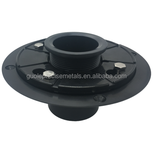 Shower drain base with adjustble ring-ABS