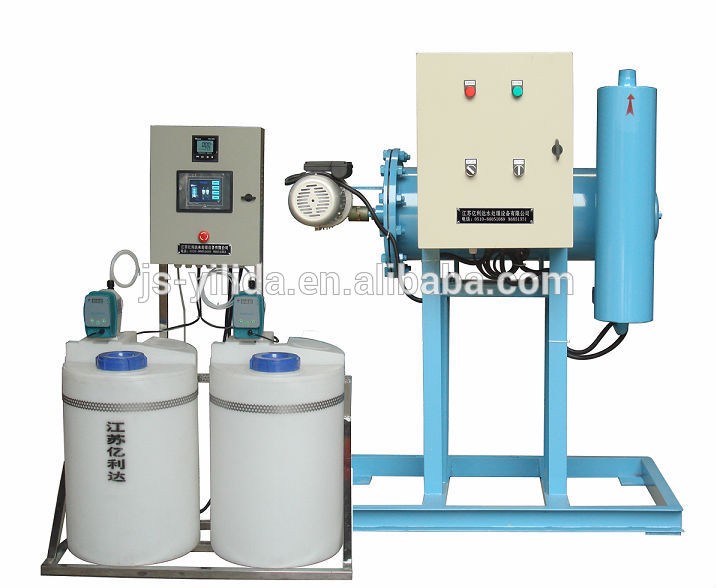 Side stream treatment equipment for cooling tower system