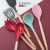 Import Silicone Cooking Utensils  Kitchen Utensil Set Non-stick Spatula Wooden Handle with Storage Box Kitchen Tools Gray from China