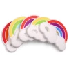 Silicone Teether rainbow Sensory Toy New Born Baby Toy Accessories Care Nursing Baby Teether